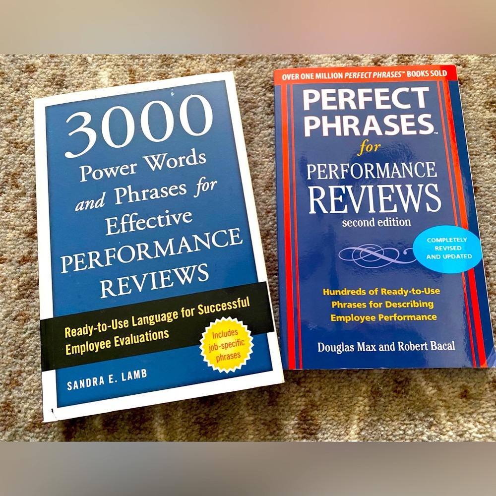 Book Bundle 2 Books - Perfect Phrases for Performance Reviews